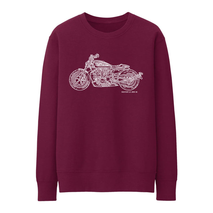 JL Art Jumper aimed at fans of Harley Davidson Sportster S Motorbike