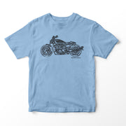 JL Illustration For A Harley Davidson Sportser S Motorbike Fan T-shirt