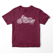 JL Illustration For A Harley Davidson Sportser S Motorbike Fan T-shirt