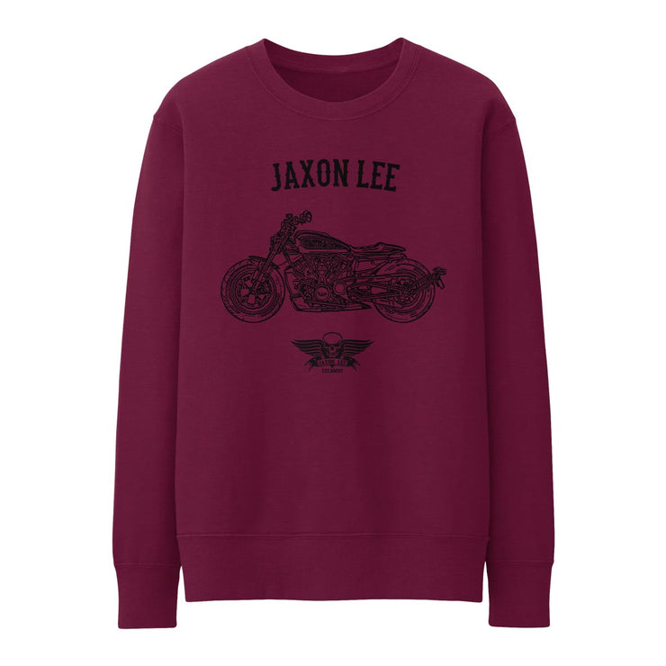 JL Basic Illustration for a Harley Davidson Sportster S Motorbike fan Jumper