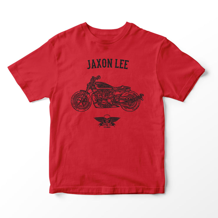 JL Basic Illustration for a Harley Davidson Sportster S Motorbike fan T-shirt
