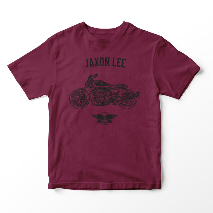 JL Basic Illustration for a Harley Davidson Sportster S Motorbike fan T-shirt