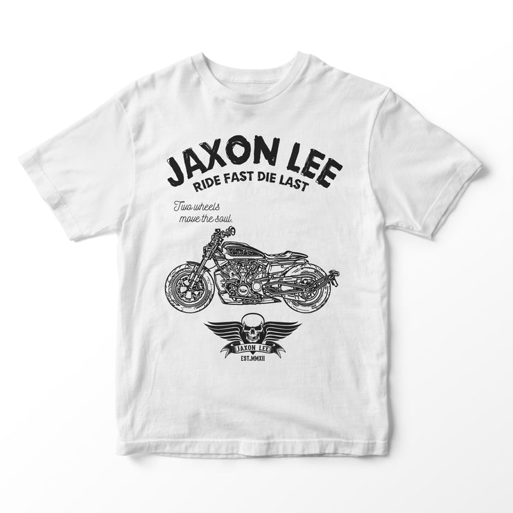JL Ride Illustration for a Harley Davidson Sportster S Motorbike fan T-shirt