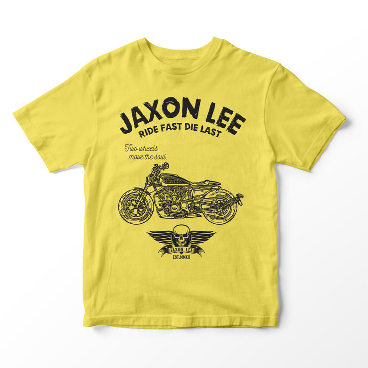 JL Ride Illustration for a Harley Davidson Sportster S Motorbike fan T-shirt