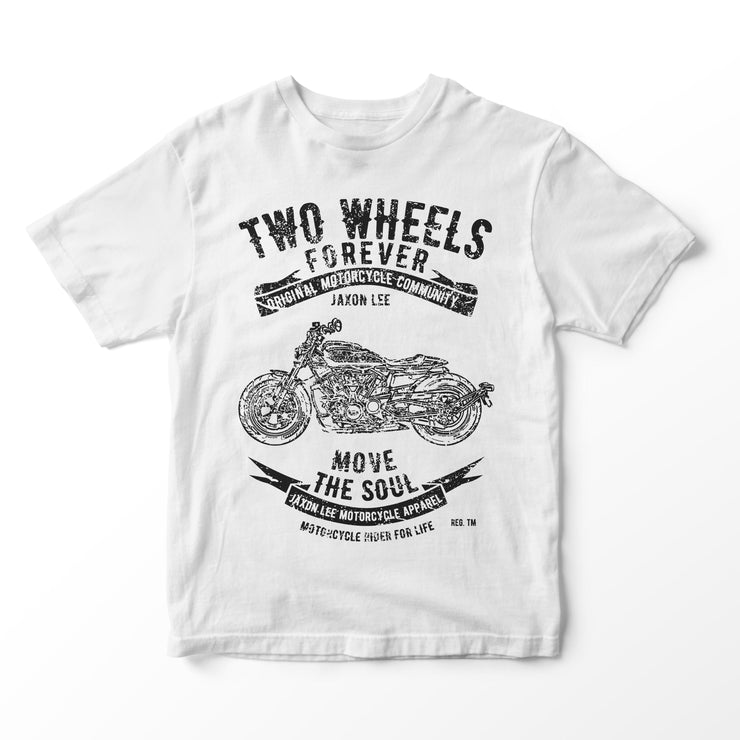 JL Soul Illustration for a Harley Davidson Sportster S Motorbike fan T-shirt