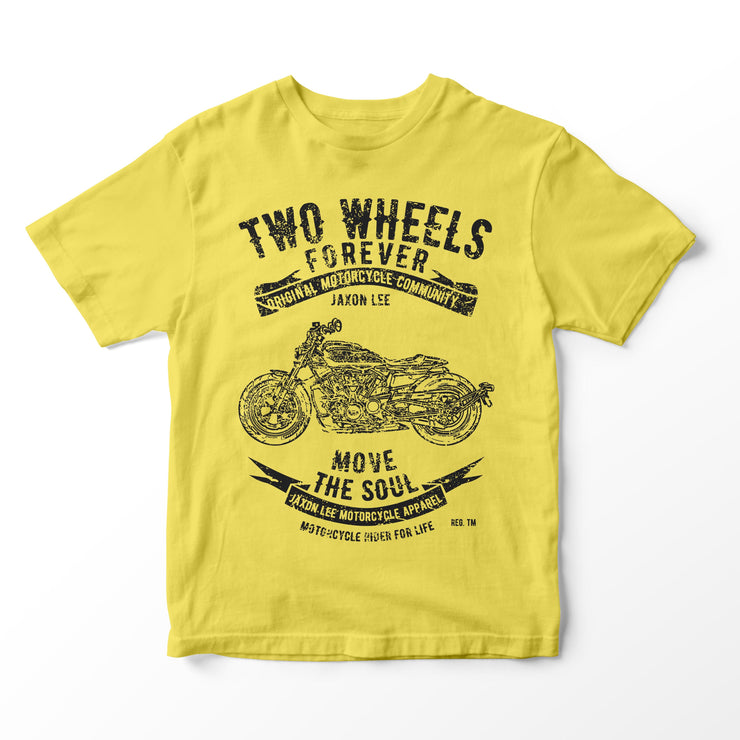 JL Soul Illustration for a Harley Davidson Sportster S Motorbike fan T-shirt