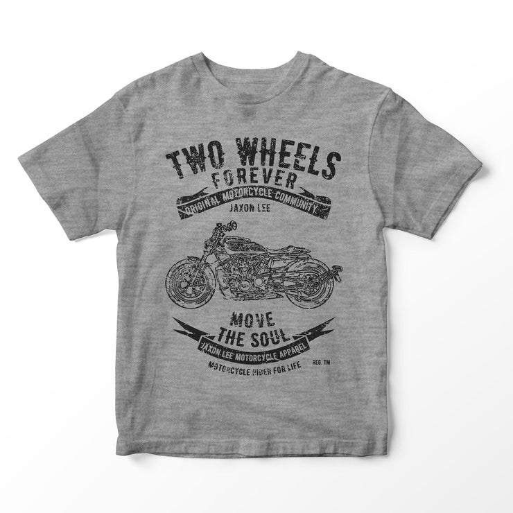 JL Soul Illustration for a Harley Davidson Sportster S Motorbike fan T-shirt