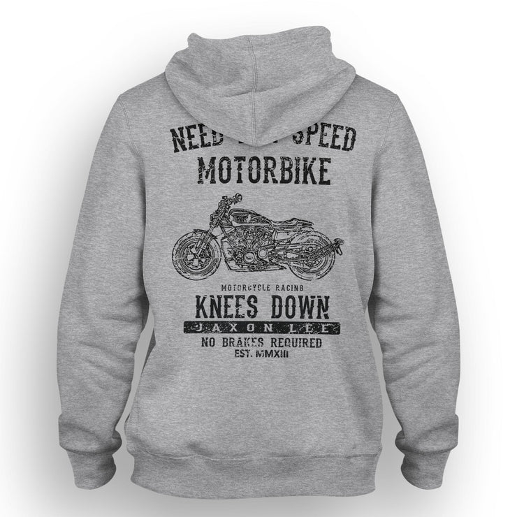 JL Speed Art Hood aimed at fans of Harley Davidson Sportster S Motorbike