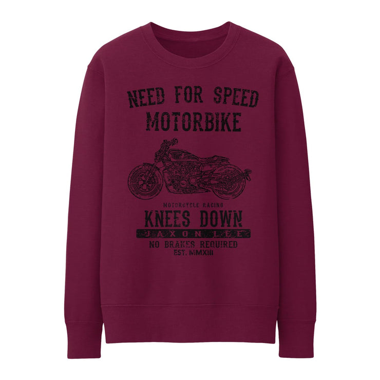 JL Speed Illustration for a Harley Davidson Sportster S Motorbike fan Jumper