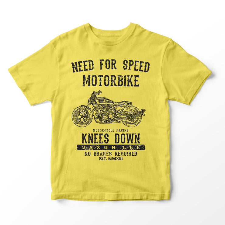 JL Speed Illustration for a Harley Davidson Sportster S Motorbike fan T-shirt