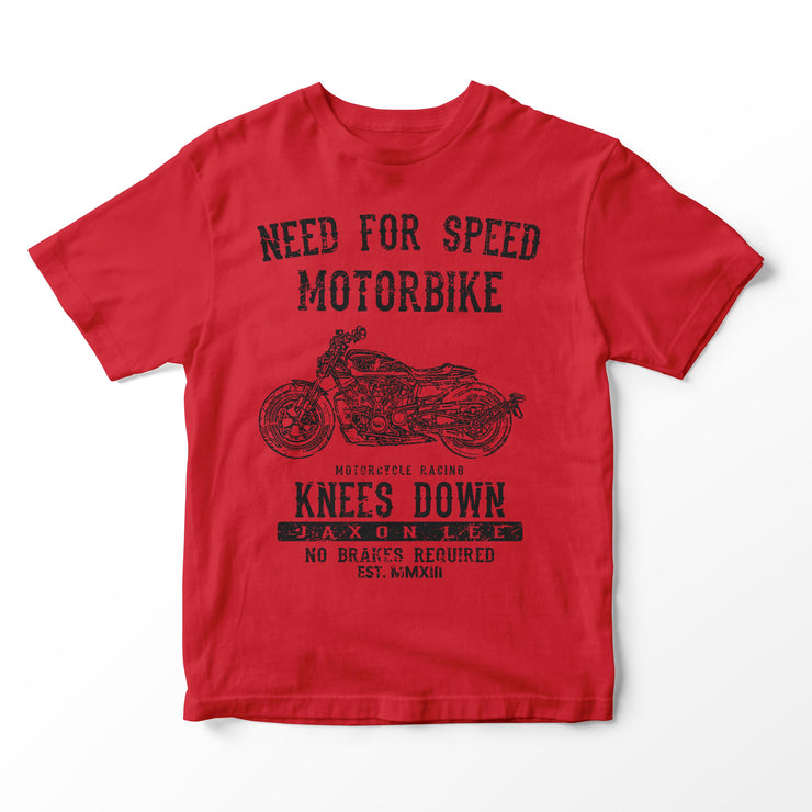 JL Speed Illustration for a Harley Davidson Sportster S Motorbike fan T-shirt