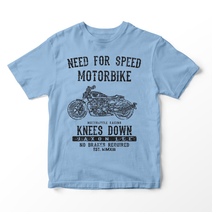 JL Speed Illustration for a Harley Davidson Sportster S Motorbike fan T-shirt
