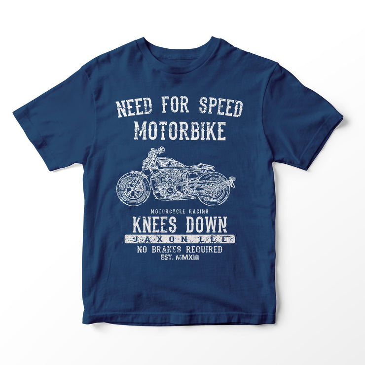 JL Speed Illustration for a Harley Davidson Sportster S Motorbike fan T-shirt