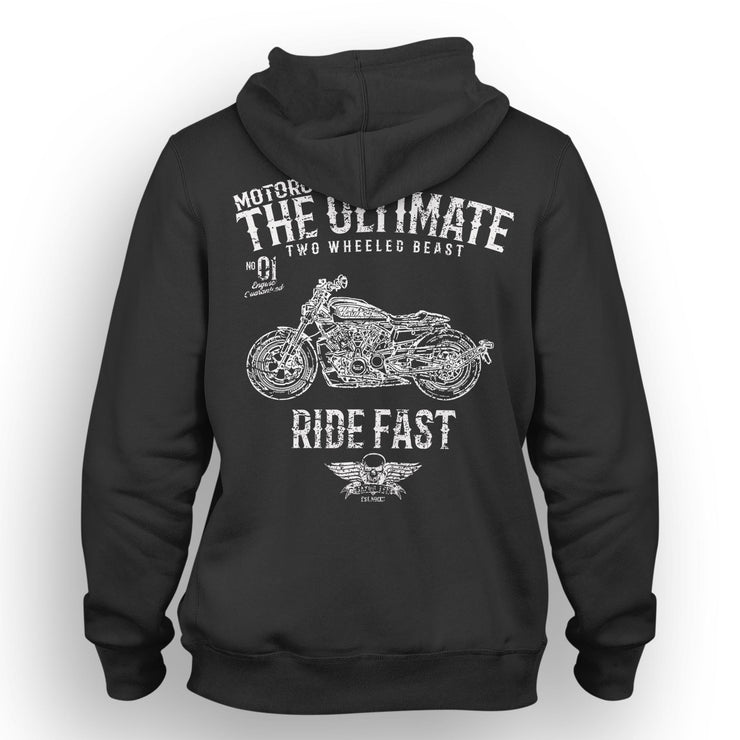 JL Ultimate Art Hood aimed at fans of Harley Davidson Sportster S Motorbike