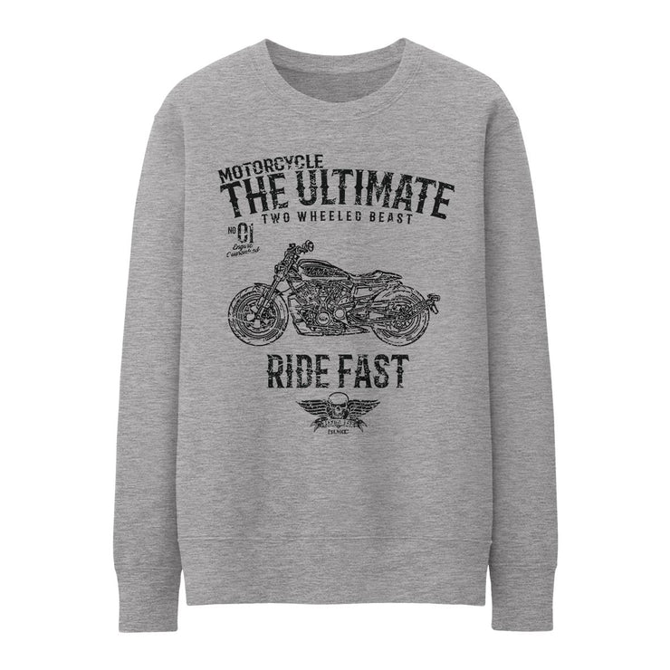 JL Ultimate Illustration for a Harley Davidson Sportster S Motorbike fan Jumper