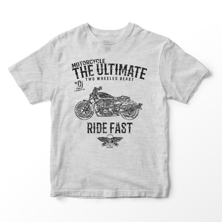 JL Ultimate Illustration for a Harley Davidson Sportster S Motorbike fan T-shirt