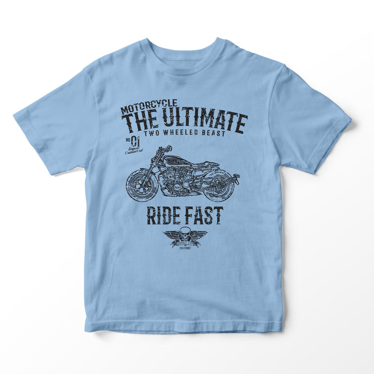 JL Ultimate Illustration for a Harley Davidson Sportster S Motorbike fan T-shirt