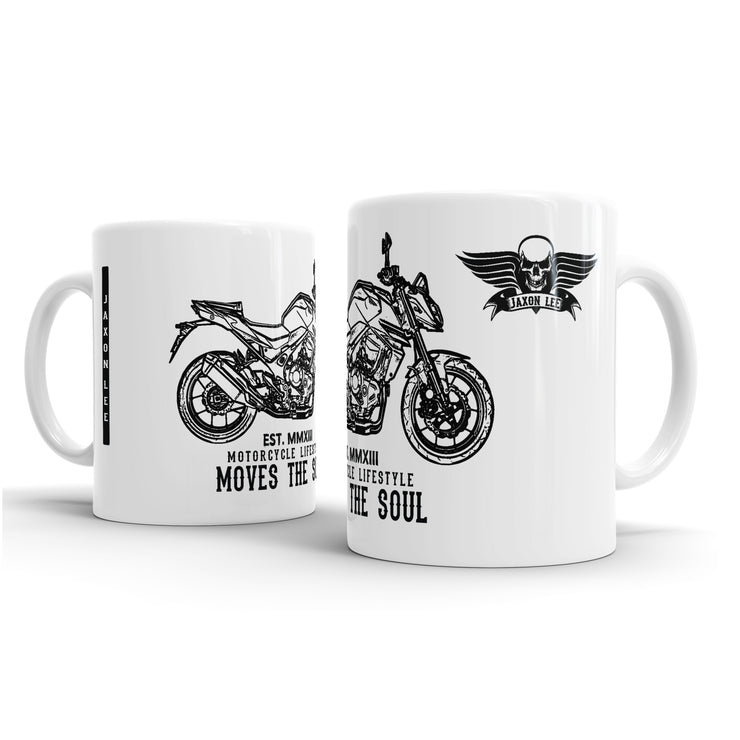 JL Illustration For A Honda CB750 Hornet Motorbike Fan – Gift Mug