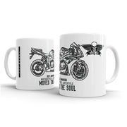 JL Illustration For A Honda CBR1000RR 2007 Motorbike Fan – Gift Mug