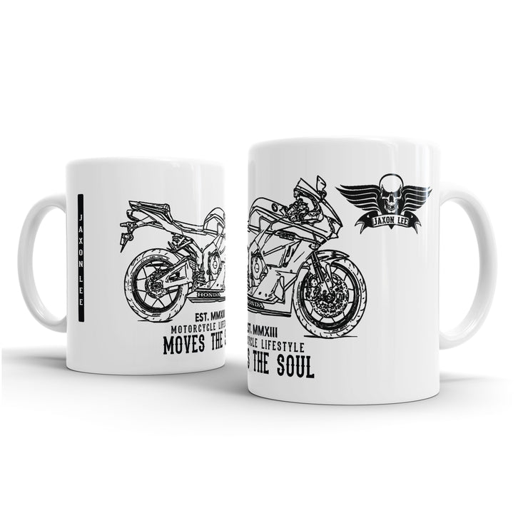 JL Illustration For A Honda CBR600RR ABS 2017 Motorbike Fan – Gift Mug