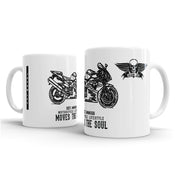 JL Illustration For A Honda CBR954RR Fireblade Motorbike Fan – Gift Mug