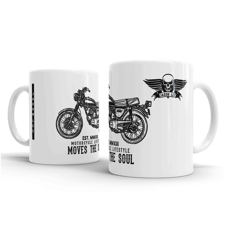 JL Illustration For A Honda CBS125S Motorbike Fan – Gift Mug
