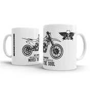 JL Illustration For A Honda CRF125F Motorbike Fan – Gift Mug
