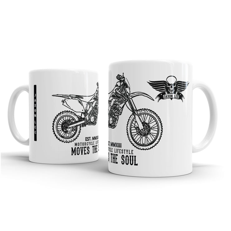 JL Illustration For A Honda CRF250X Motorbike Fan – Gift Mug