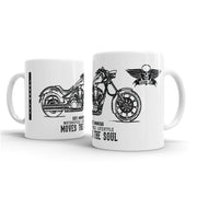 JL Illustration For A Honda Fury ABS Motorbike Fan – Gift Mug