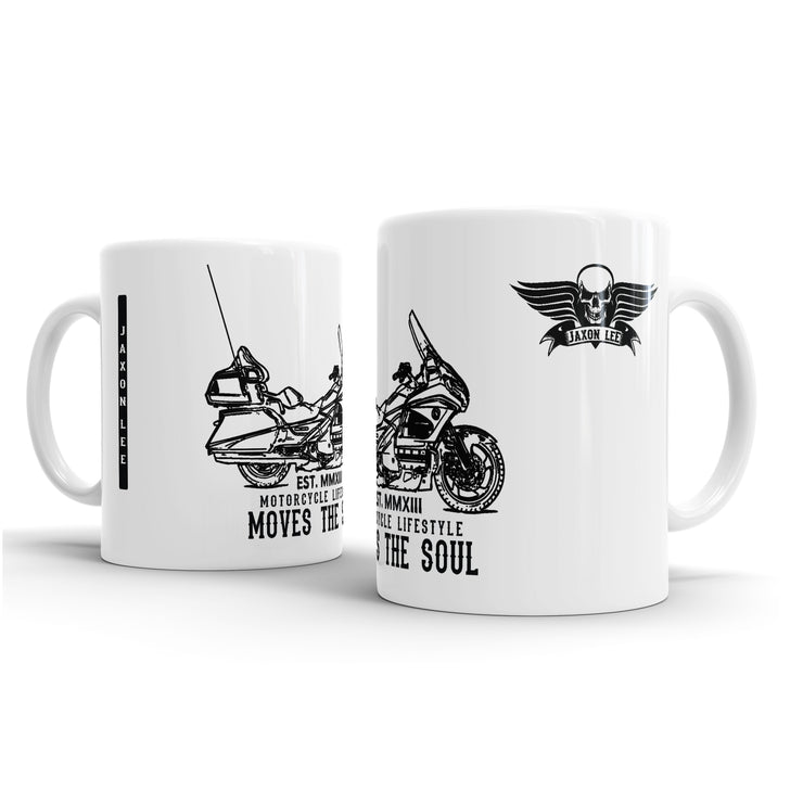 JL Illustration For A Honda Gold Wing GL1800 Motorbike Fan – Gift Mug