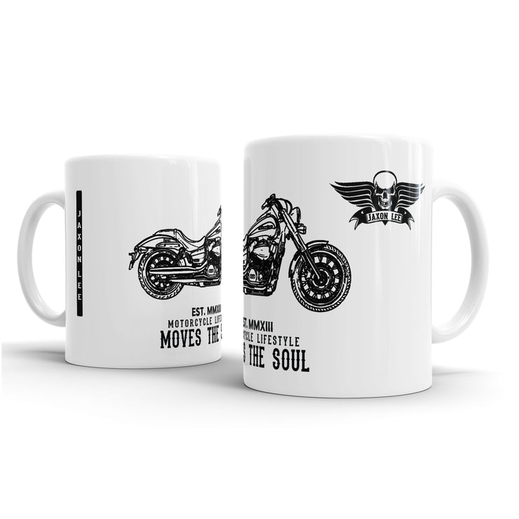 JL Illustration For A Honda Shadow Phantom Motorbike Fan – Gift Mug
