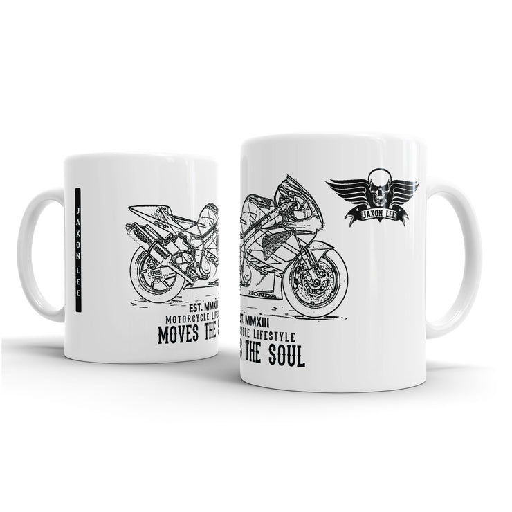 JL Illustration For A Honda VTR 1000 SP1 Motorbike Fan – Gift Mug