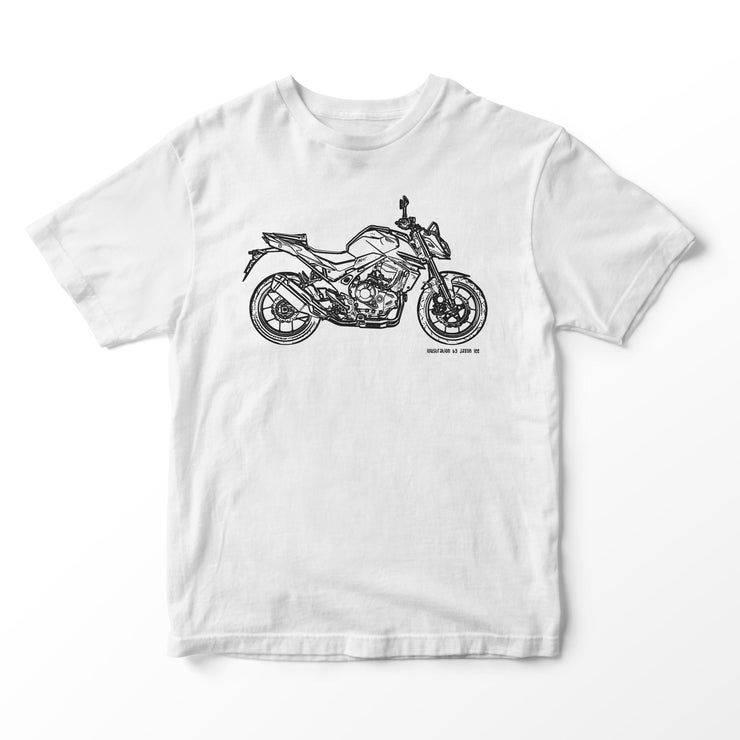 JL Illustration For A Honda CB750 Hornet Motorbike Fan T-shirt
