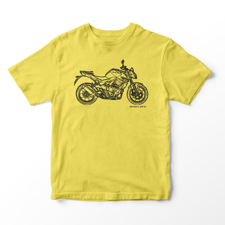 JL Illustration For A Honda CB750 Hornet Motorbike Fan T-shirt