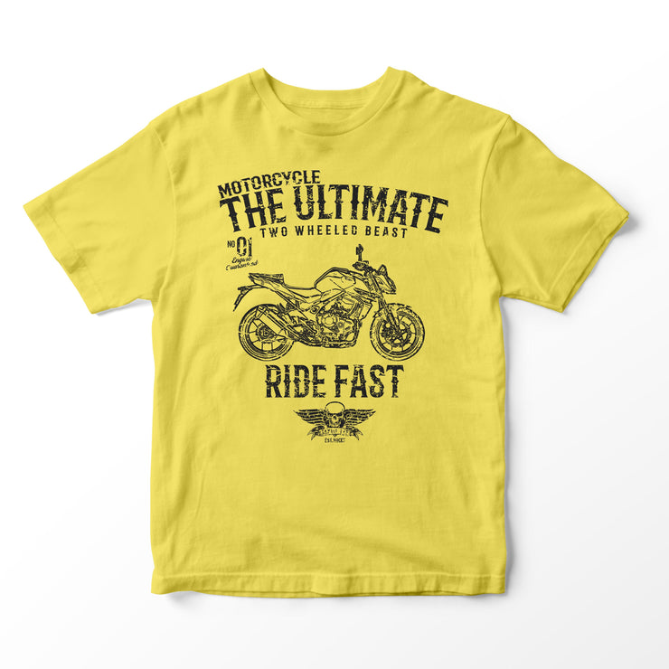 JL Ultimate Illustration for a Honda CB750 Hornet Motorbike fan T-shirt