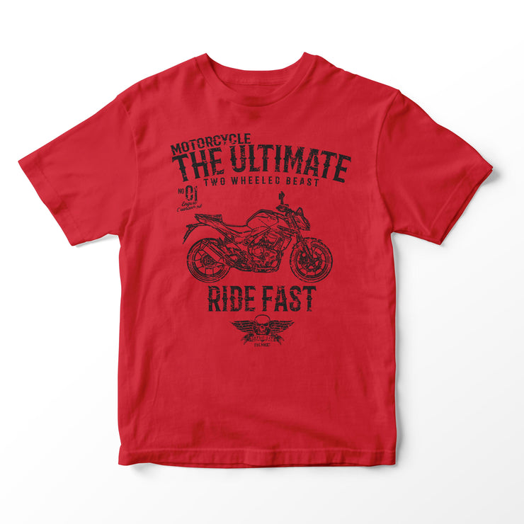 JL Ultimate Illustration for a Honda CB750 Hornet Motorbike fan T-shirt