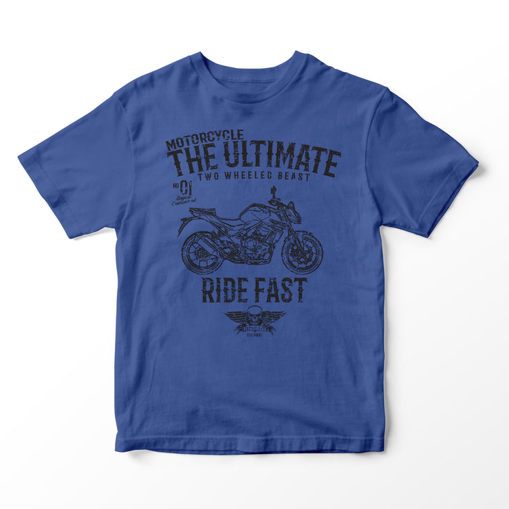 JL Ultimate Illustration for a Honda CB750 Hornet Motorbike fan T-shirt
