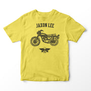 JL Basic Illustration for a Honda CB125S Motorbike fan T-shirt