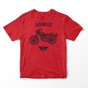 JL Basic Illustration for a Honda CB125S Motorbike fan T-shirt