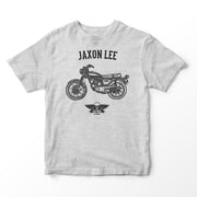 JL Basic Illustration for a Honda CB125S Motorbike fan T-shirt