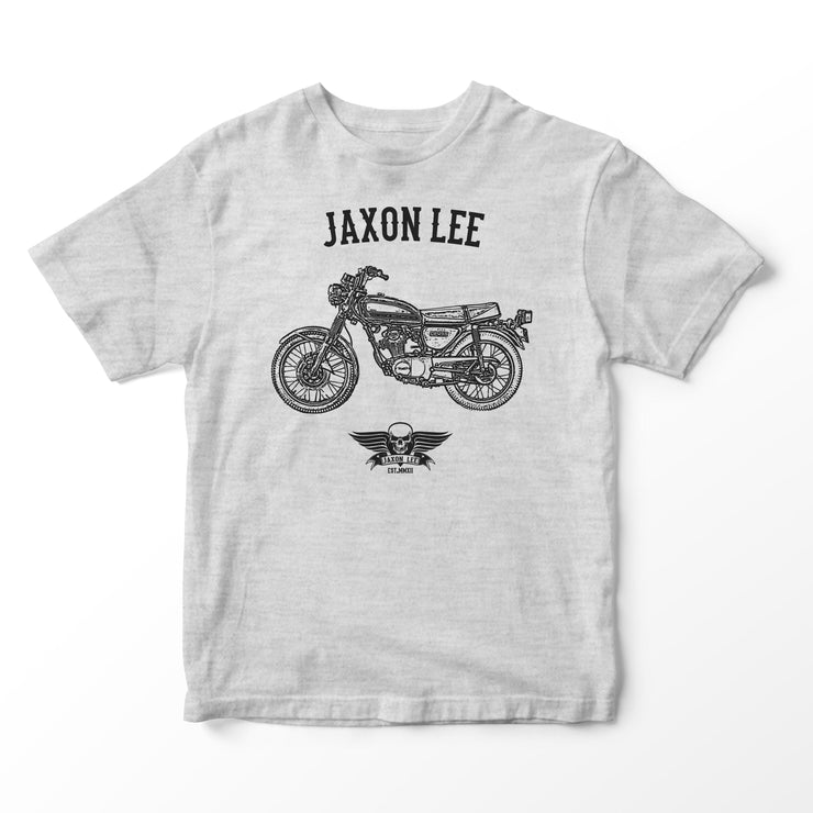 JL Basic Illustration for a Honda CB125S Motorbike fan T-shirt