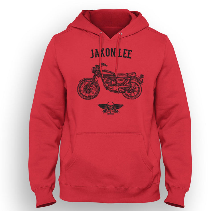 Jaxon Lee Art Hood aimed at fans of Honda CB125S Motorbike