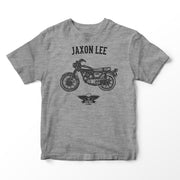 JL Basic Illustration for a Honda CB125S Motorbike fan T-shirt