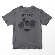 JL Basic Illustration for a Honda CB125S Motorbike fan T-shirt