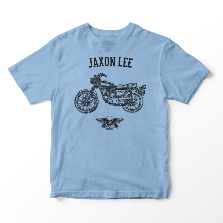 JL Basic Illustration for a Honda CB125S Motorbike fan T-shirt