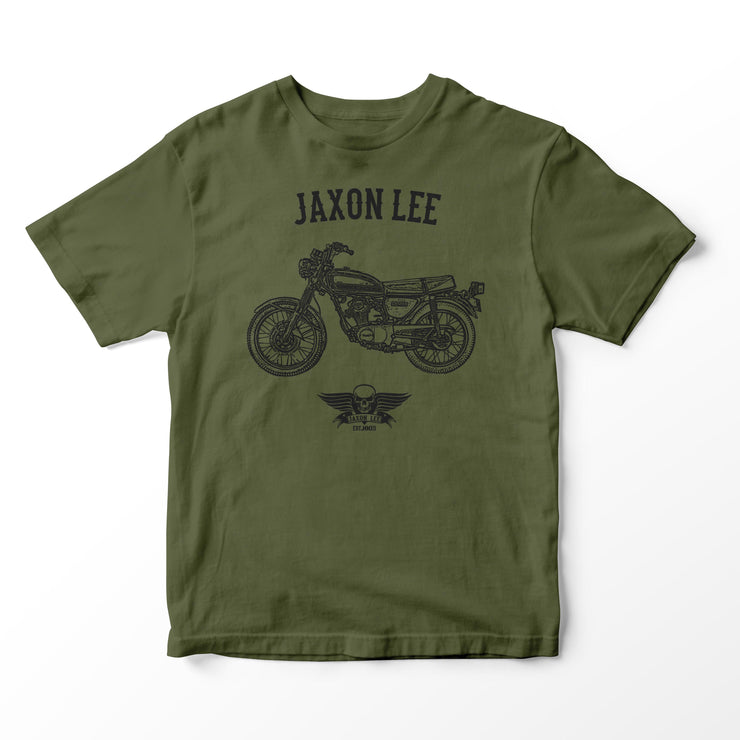 JL Basic Illustration for a Honda CB125S Motorbike fan T-shirt