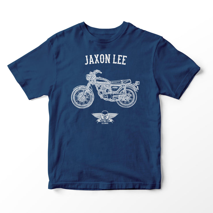 JL Basic Illustration for a Honda CB125S Motorbike fan T-shirt