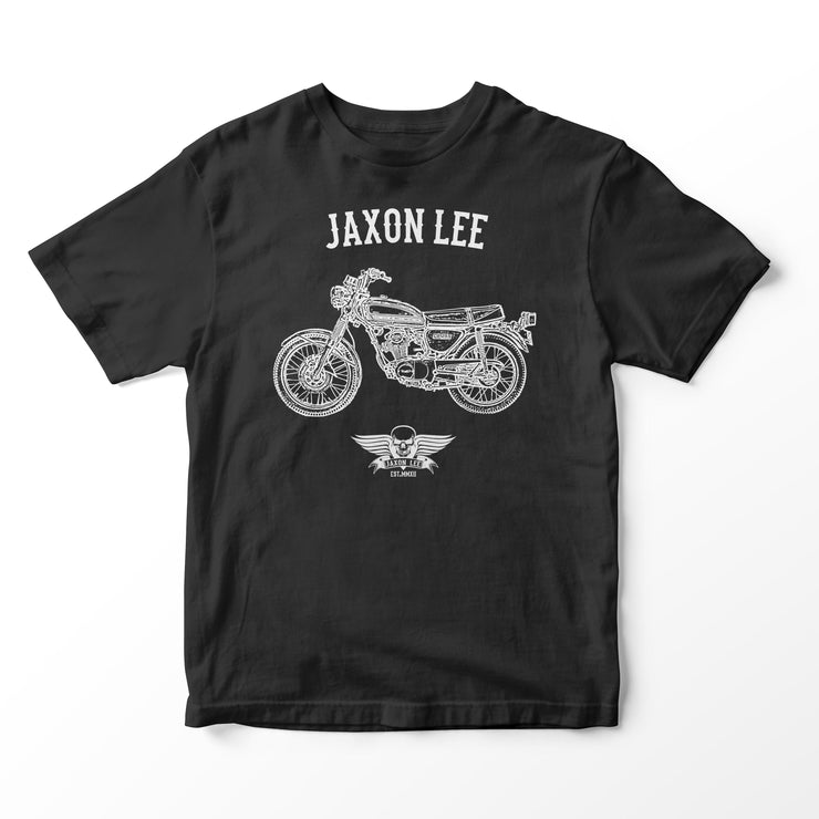 JL Basic Illustration for a Honda CB125S Motorbike fan T-shirt