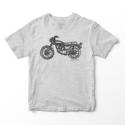 JL Illustration For A Honda CB125S Motorbike Fan T-shirt