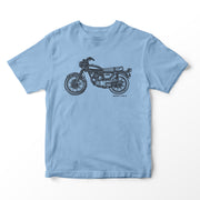 JL Illustration For A Honda CB125S Motorbike Fan T-shirt